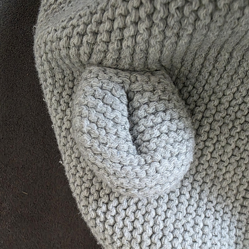 GAP Baby Knit Hooded Cardigan - Light Gray - Picture 5 of 10